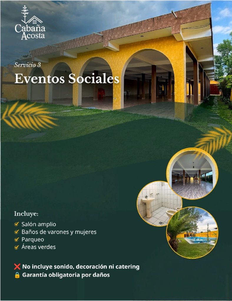 Salón de eventos (de 100 a 199 personas)