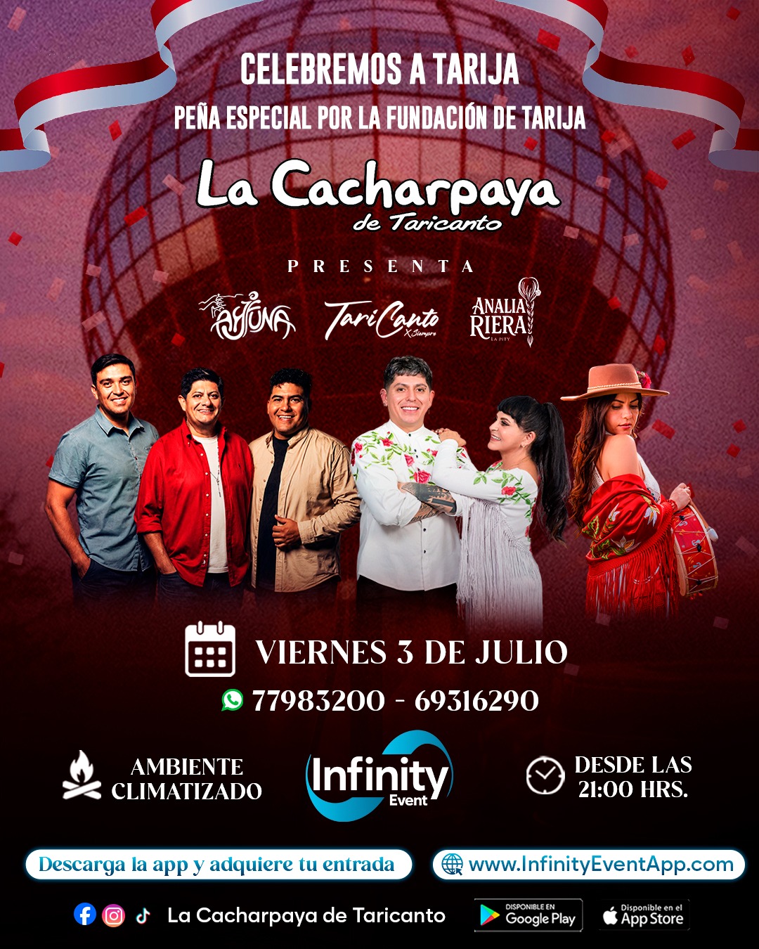 Peña especial por la fundación de Tarija