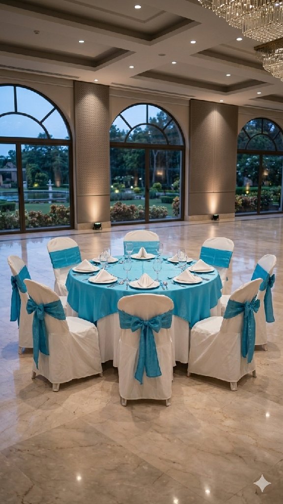 Mesa y sillas para 10 personas