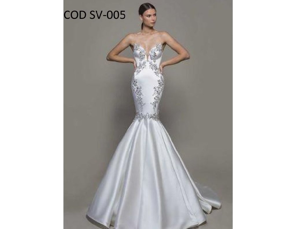 Vestido de Novia Corte Sirena 005