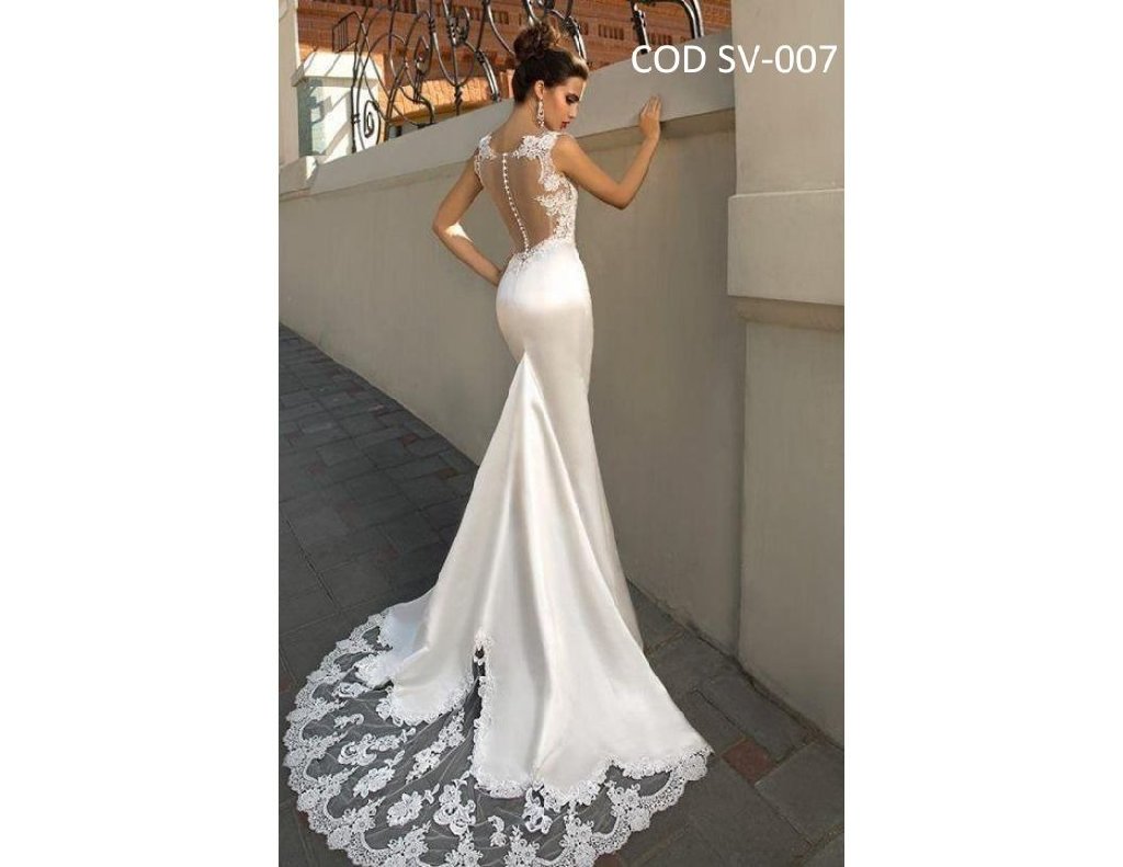 Vestido de Novia Corte Sirena 007