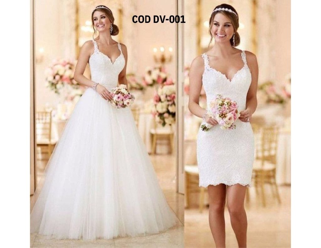 Vestido de Novia Desmontable 001