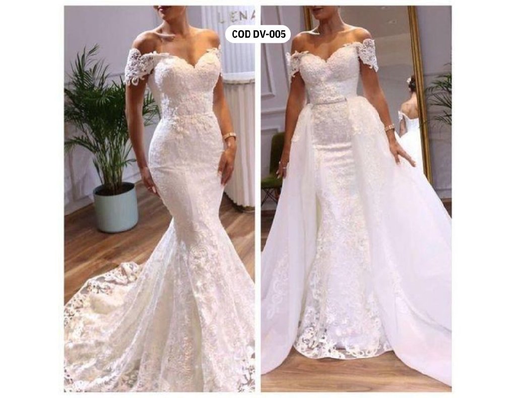 Vestido de Novia Desmontable 005