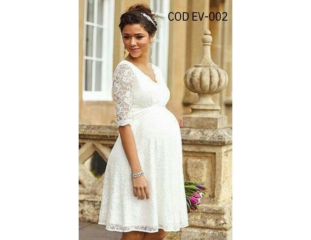 Vestido de Novias Embarazadas 002