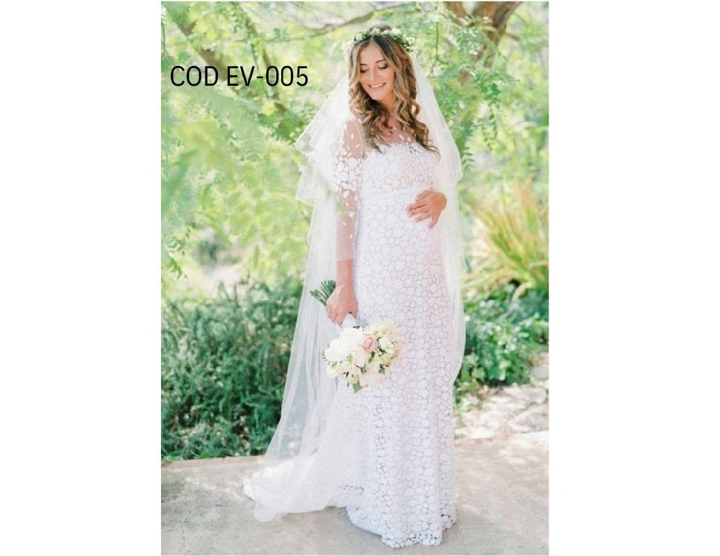 Vestido de Novias Embarazadas 005