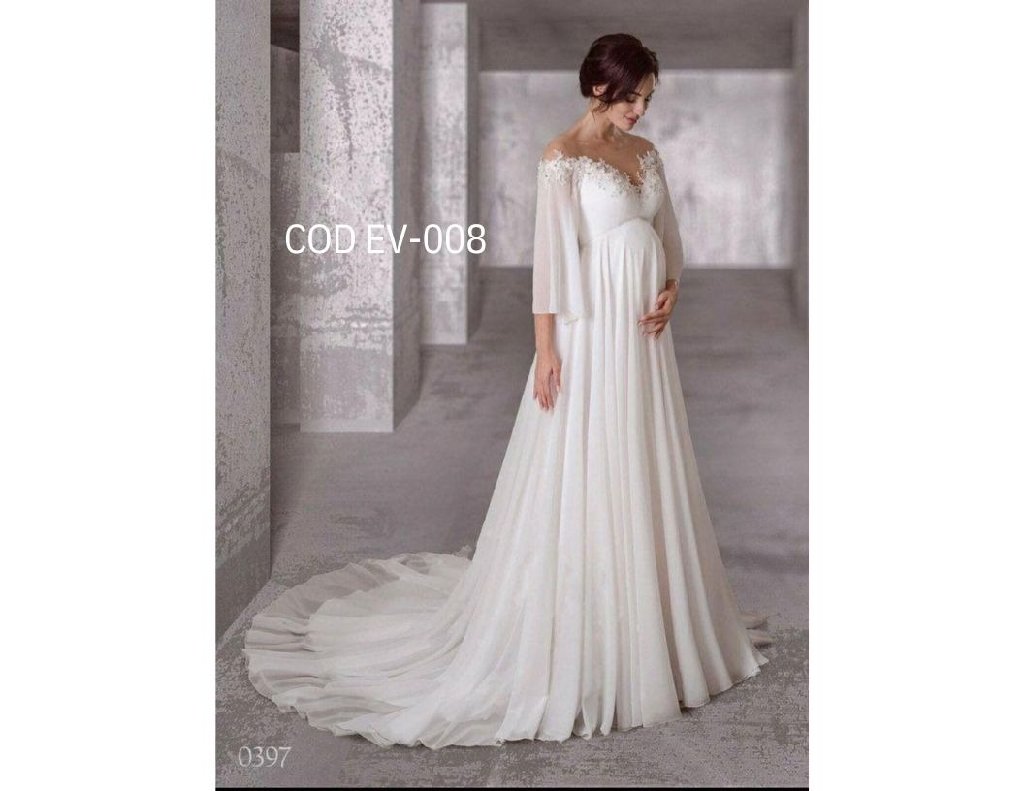 Vestido de Novias Embarazadas 008