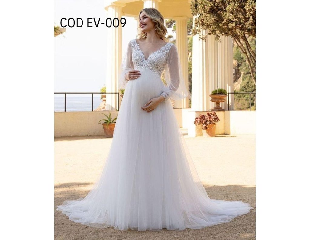 Vestido de Novias Embarazadas 009