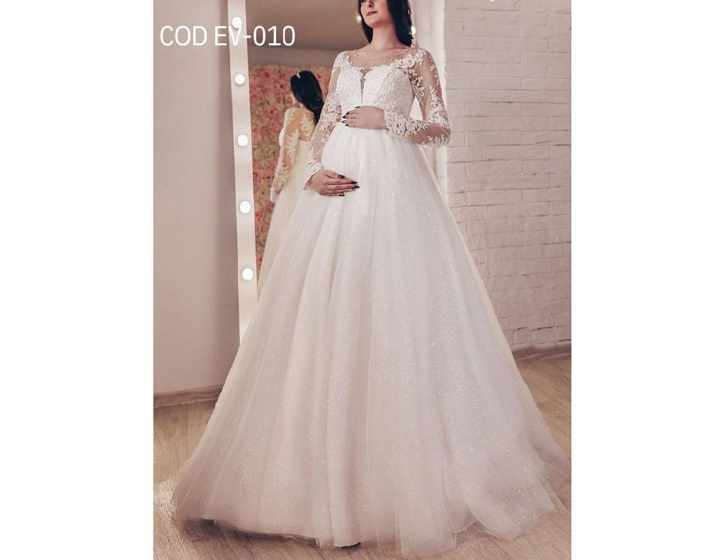 Vestido de Novias Embarazadas 010