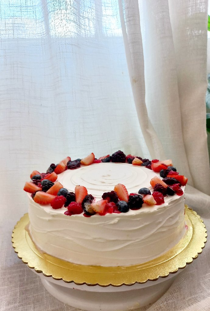 Torta de Frutos Rojos