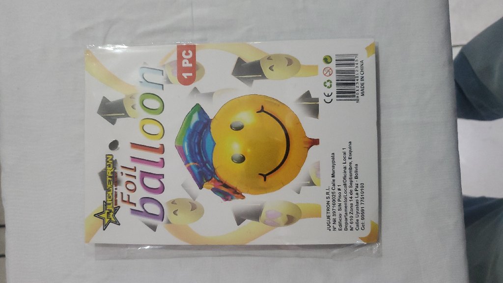 Globo con cara feliz