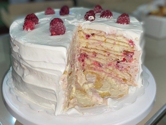 Torta en vaso laminada