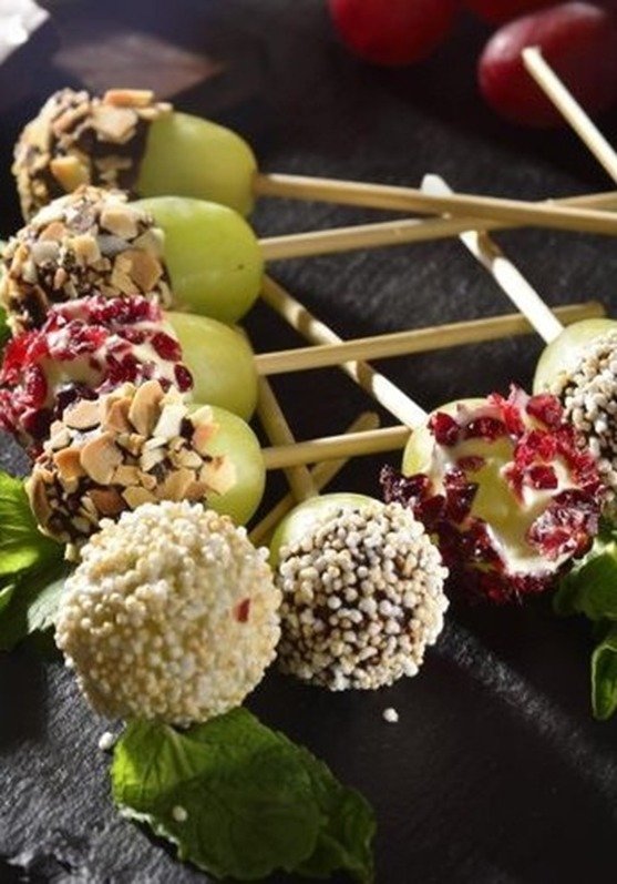 Uvas con Chocolate