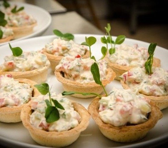 Tartaletas de Queso Crema y Jamon